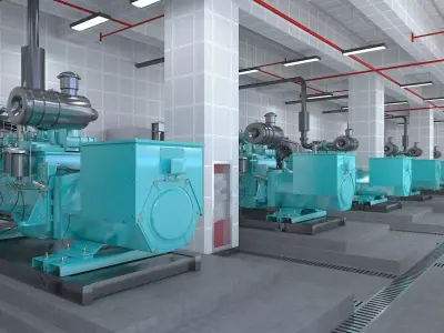 Industrial Complex 3D model
