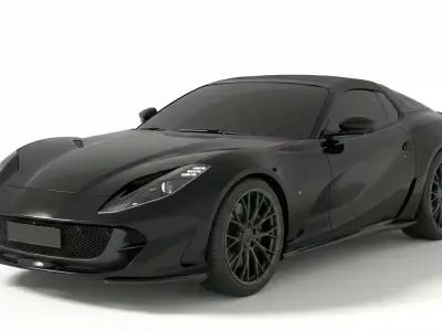 Ferrari 812 GTS Black Stealth Edition 3D model