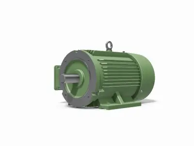132M B34b Left IEC electric motor - 3D CAD model 3D model