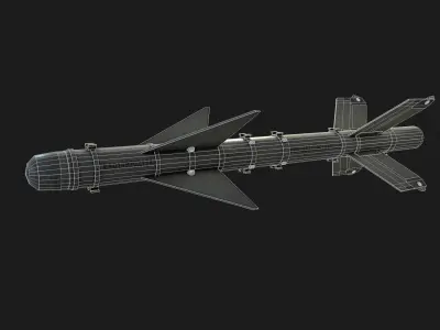 PL Missiles Low-poly 3D model