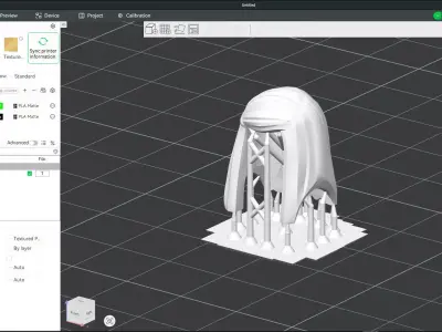 Custom3Dprint Minifigure Accessory - Minifigure Hair S2 - 010 3D print model