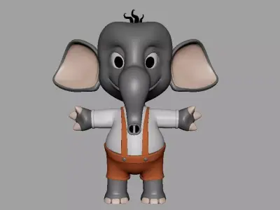 Elephant 3d Model Free 3D model