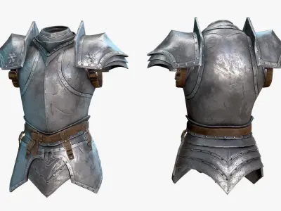 Medieval Armor Low-poly 3D model purchase