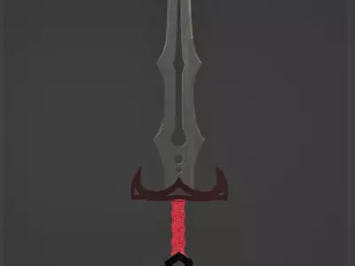 High Poly Sword Free 3D model