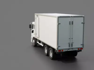 Mitsubishi Fuso Shogun Cargo Truck 3D model