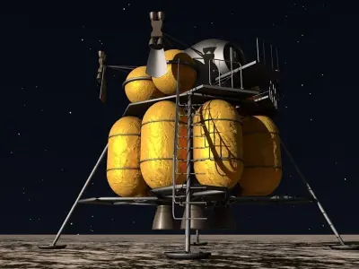 NASA Artemis lunar lander Free 3D model