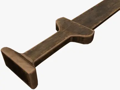Medieval weapons Low-poly 3D model shop