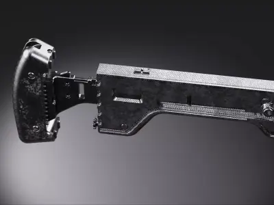 Module tactic stock muzzle  3D model