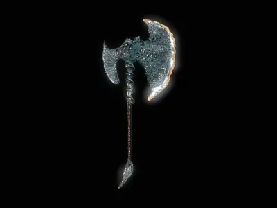 DarkFantasy sword Low-poly 3D model purchase