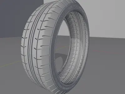Car Tire Tip-Top Free 3D model