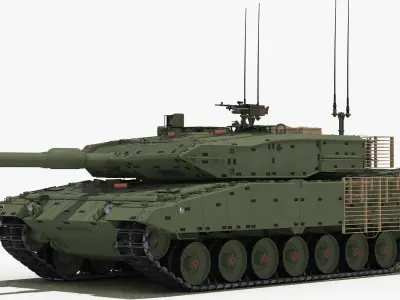 Leopard 2A4M CAN 3D model