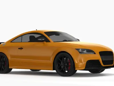 Coupe GT Orange 3D model