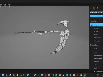 SLICER 3D MODEL Low-poly 3D model