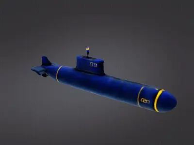 Submarine 3D print model