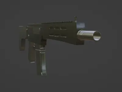3D M4 RIFLE MODEL Low-poly 3D model