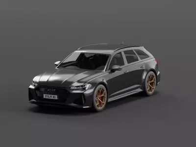 Audi Rs6 Avant Performance Free 3D model