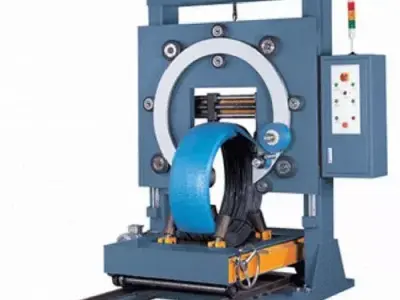 Horizontal Pipe Coil Wrapping Machine- Cable Wire Packing System 3D model