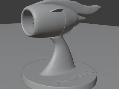 PW1900G Engine Mockup 3D print model