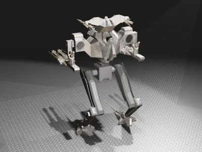 Mech intelligence 3D model