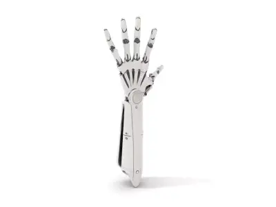 Futuristic Robotic Arm Model Pack Low-poly 3D model order