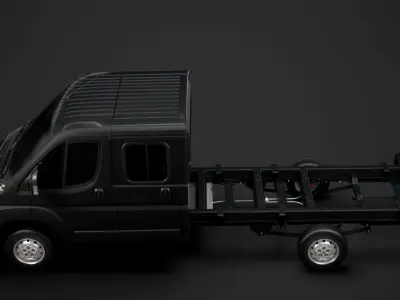 Peugeot Boxer Manager Chassis Truck Crew Cab 4035XL WB 2014 3D model