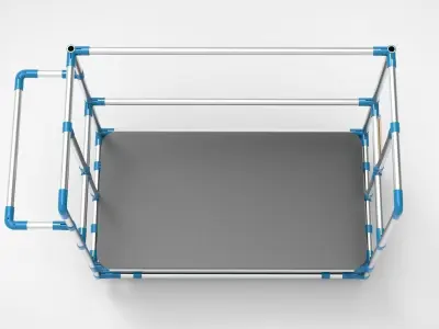 Hand Truck For Using Assembling  Factory Warehouses 3D model