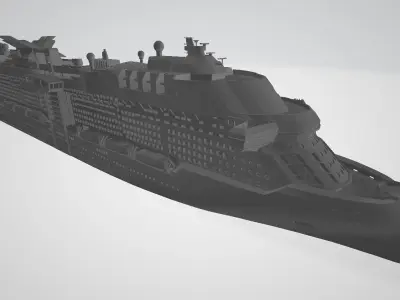 Celebrity Edge cruise ship 3D print model 3D print model