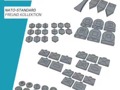 NATO-Standard Symbol Set 3D print model