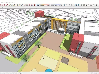 Sketchup Kindergarten B5 3D model