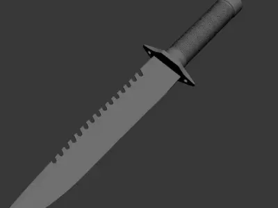 Combat Knife 3D model