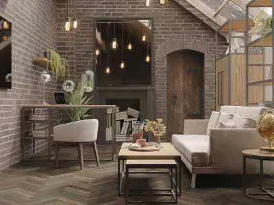 ANTIQUE DOOR Low-poly 3D model