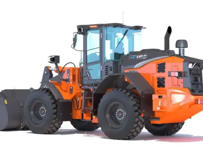 Wheel loader Hitachi ZW180-7 3D model