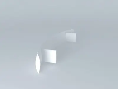 handle curved shelf Free 3D model