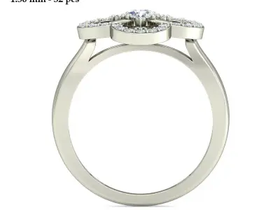 Wedding Ring  3D print model 125