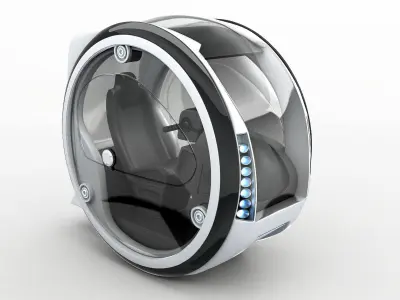 Circle Car Hover 3D model