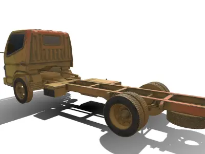mitsubishi-colt-diesel truck 3D model