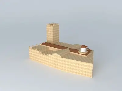 Cathedral of San Juan Bautista Badajoz Free 3D model