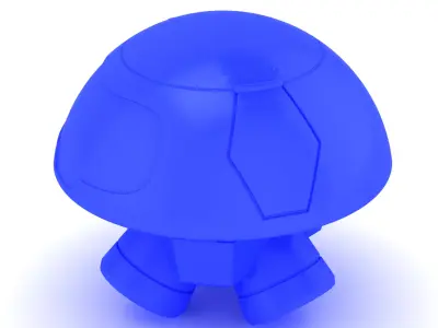 Stylized Sci Fi Mech Droids 3D print model