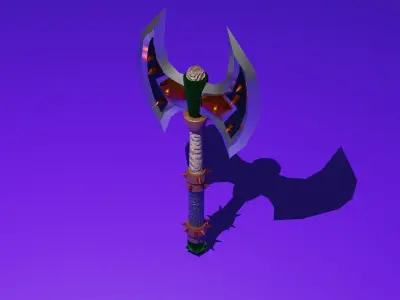 War axe 3D model purchase