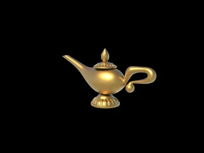  Lamp Magic Genie 3D model