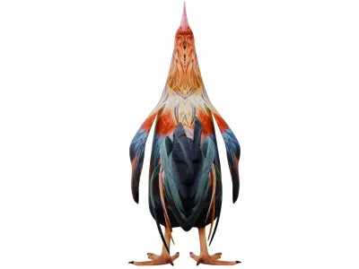Rooster 3D model get