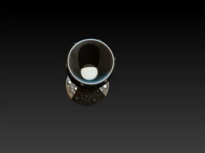 Antique Designer Glass  3D model