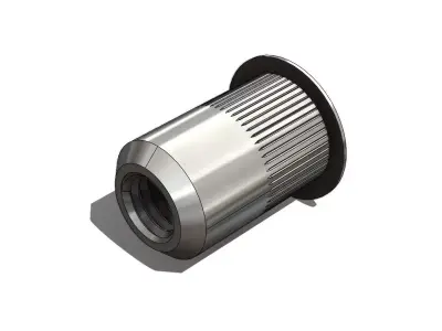 Rebite Roscado M8 Threaded Rivet 3D model