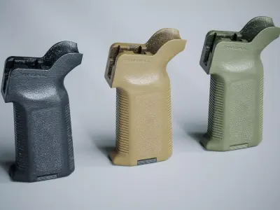 Pistol Grip Magpul MOE-K2 AR 15 Low-poly 3D model