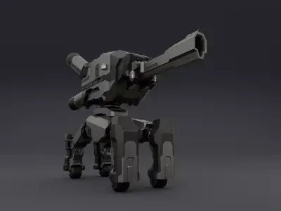 Cyber Tank Free 3D model