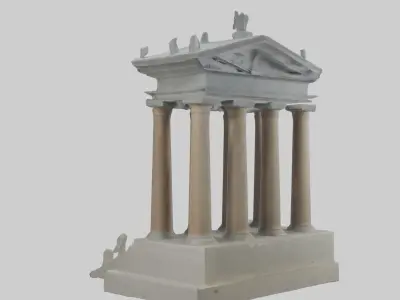 Historical Monument M 1 Low-poly 3D model