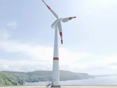 Wind Turbine 3D model 2