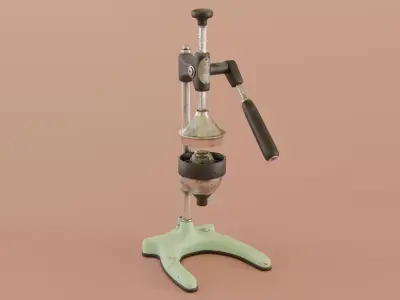 Vintage Citrus Juicer Low-poly 3D model