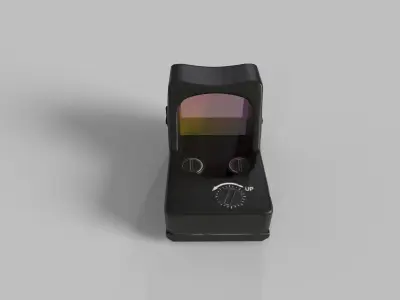 RMR scope Low-poly 3D model Low-poly 3D model