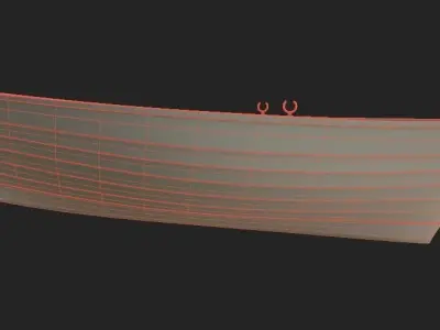 Row boat Low-poly 3D model get